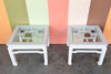 Pair of Ming Style Fretwork Side Tables