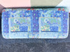 Pair of Upholstered Waterfall Benches