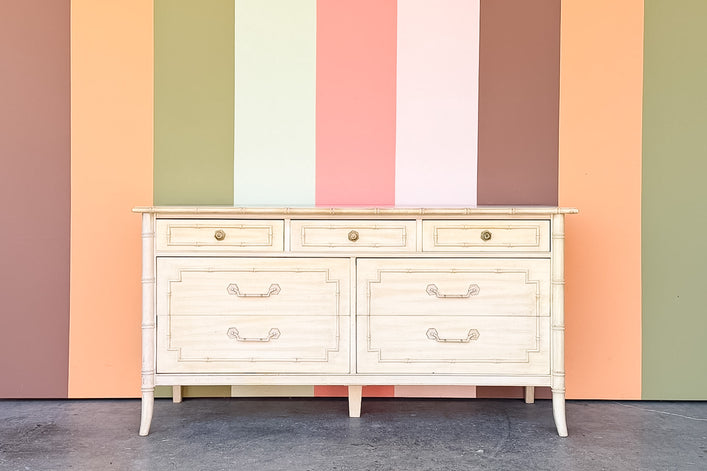 Thomasville Faux Bamboo Dresser