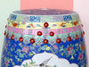 Chinoiserie Chic Garden Seat
