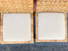 Set of Eight Baldwin Style Rattan Wrapped Dining Chairs