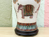 Pair of Elephant Ginger Jar Lamps