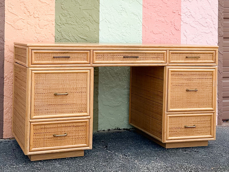 Bielecky Brothers Rattan Desk