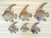 Set of Six Brass Angelfish