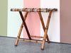 Folding Faux Bamboo Luggage Rack