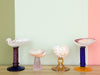 Set of Four Colorful Shell Coupes
