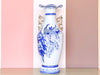 Blue and White Peacock Vase