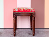 Monkey Needlepoint Stool