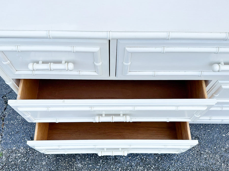 Faux Bamboo Dresser