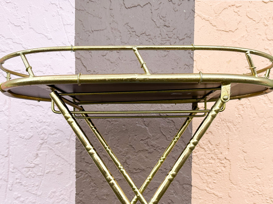 Cute Regency Style Folding Side Table