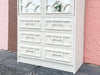 Palm Beach Faux Bamboo Mirrored Cabinet