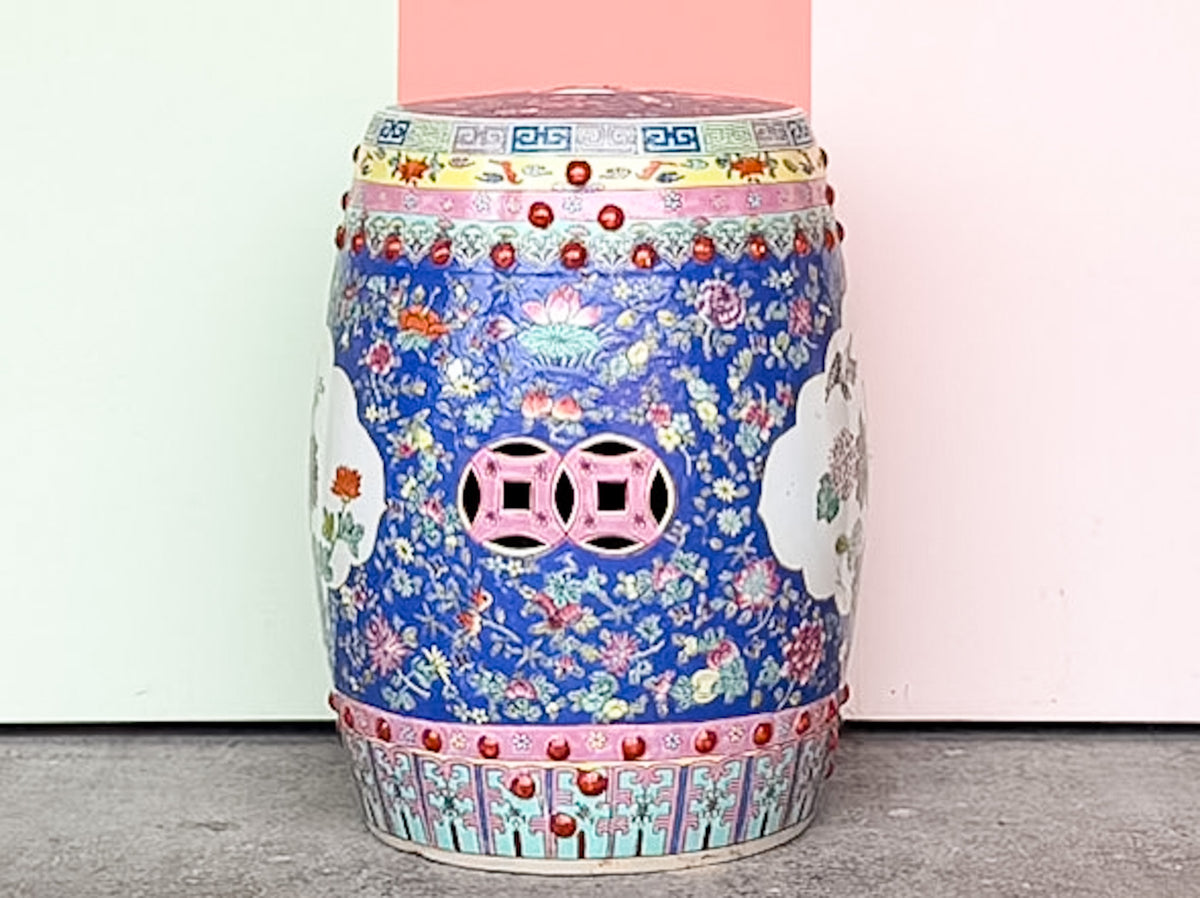 Chinoiserie Chic Garden Seat