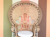 Natural Rattan "Tribal" Peacock Chair