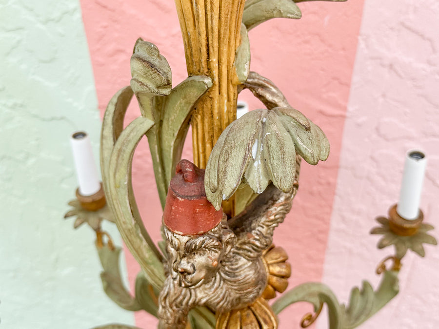 Whimsical Monkey Chandelier