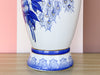 Blue and White Peacock Vase