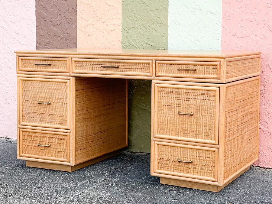Bielecky Brothers Rattan Desk
