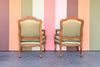 Pair of Bergere Chairs by Baker
