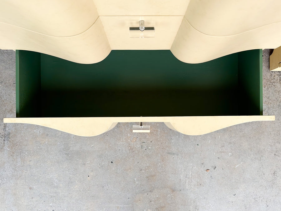 Pair of Lane Venture Serpentine Front Chests