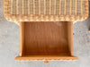 Pair of Whimsical Wicker Nightstands