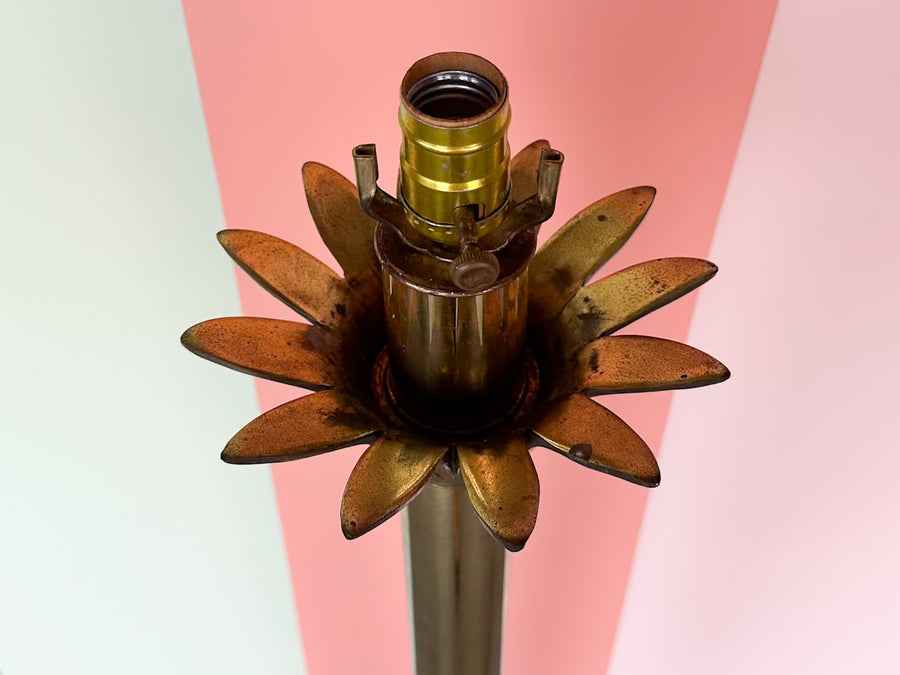 Brass Pineapple Floor Lamp