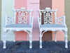 Set of Eight Fretwork Pagoda Dining Chairs