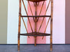 Petite Tortoiseshell Bamboo Corner Etagere