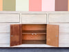 Coastal Cool Pencil Reed Rattan Credenza