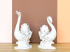 Pair of Fitz and Floyd Swan Candle Holders