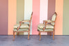 Pair of Bergere Chairs by Baker