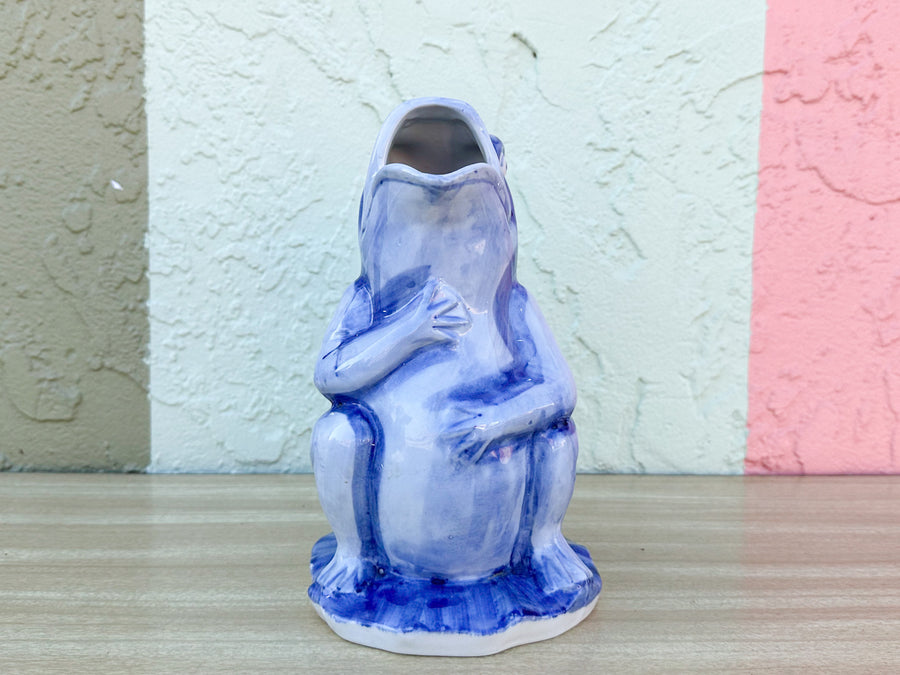 Ceramic Frog Pitcher