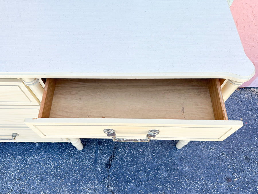 Palm Beach Chic Faux Bamboo Desk