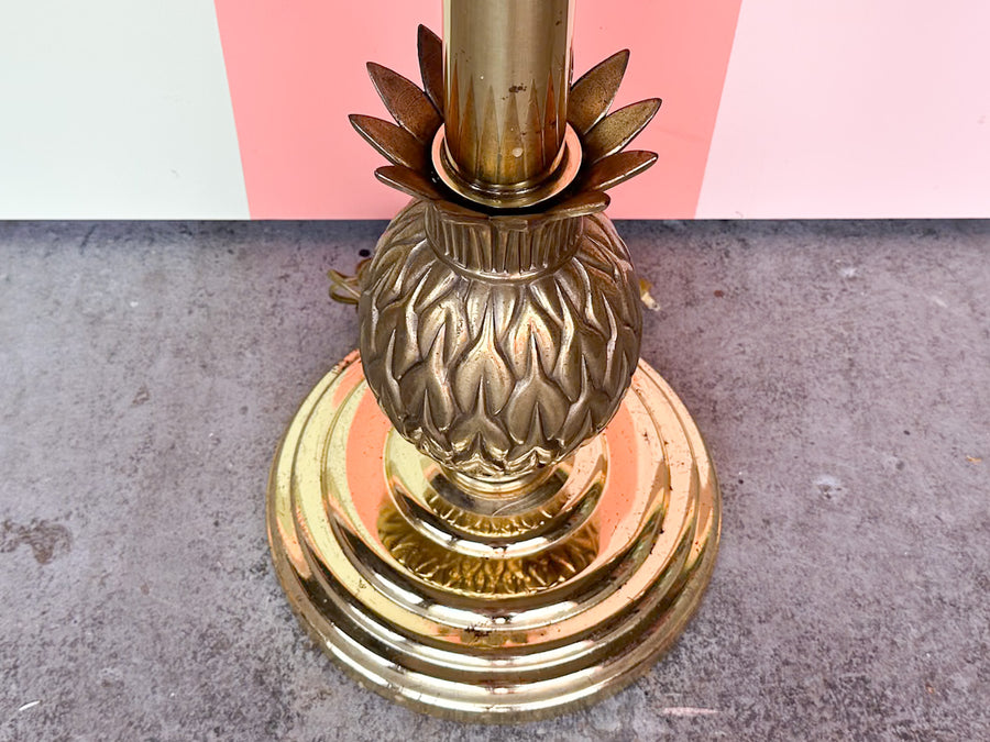 Brass Pineapple Floor Lamp