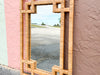 Coastal Chic Rattan Wrapped Mirror