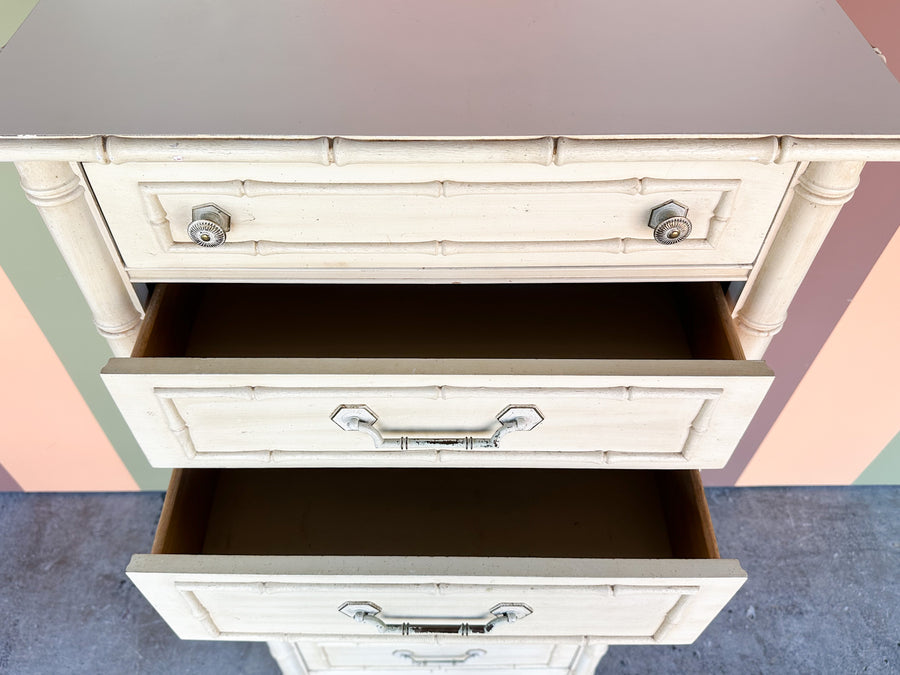 Thomasville Faux Bamboo Lingerie Chest