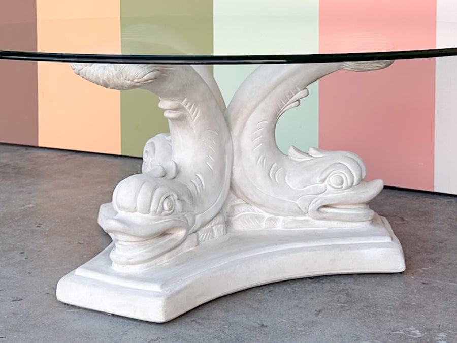 Concrete Koi Fish Coffee Table