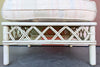 Ficks Reed Rattan Lattice Ottoman