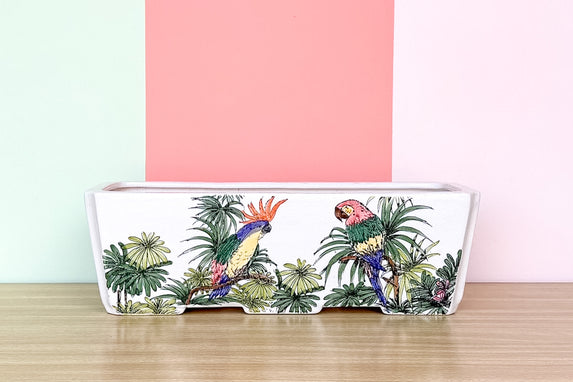 Parrot Head Cachepot