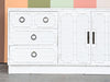 Palm Beach Style Faux Bamboo Credenza