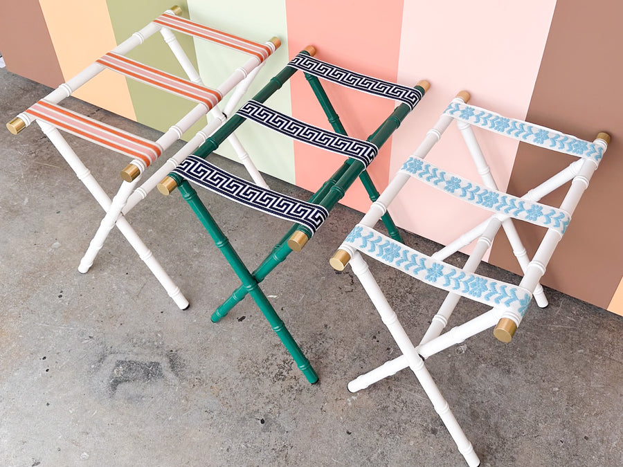 Faux Bamboo Luggage Rack - Gail