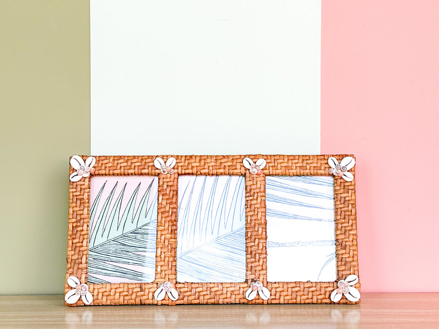 Shell Chic Trio Frame