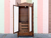 Handsome Faux Bamboo Armoire