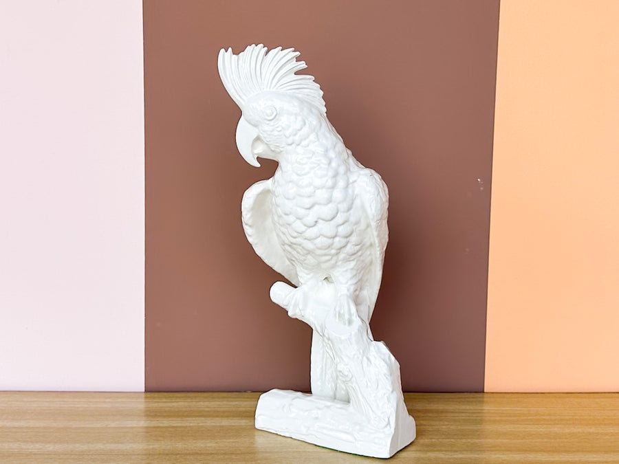 Chic Ceramic Cockatoo