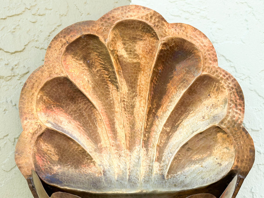 Brass Shell Wall Pocket