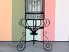 Whimsical Wrought Iron Birdcage