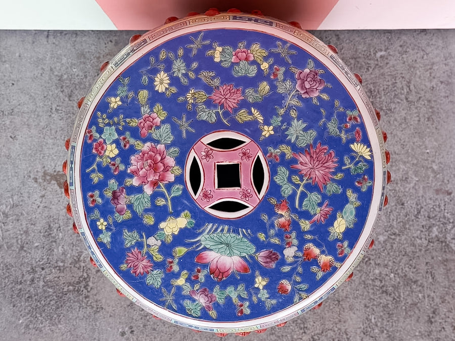 Chinoiserie Chic Garden Seat