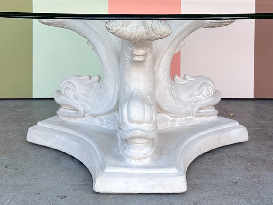 Concrete Koi Fish Coffee Table