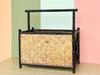 Faux Bamboo and Rattan Magazine Rack