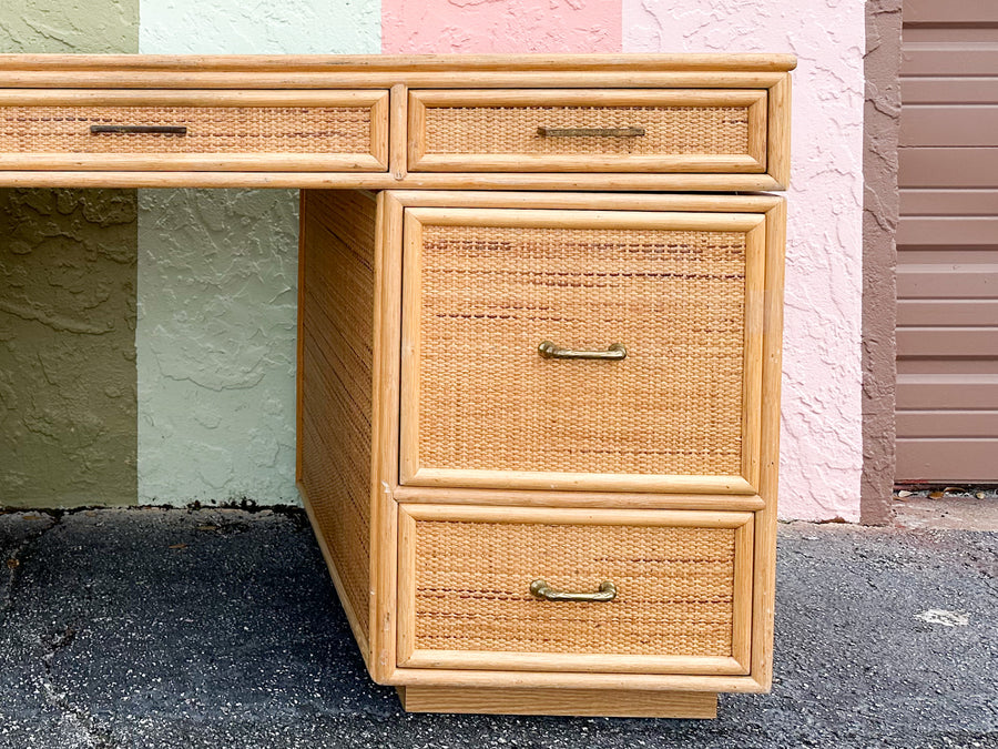 Bielecky Brothers Rattan Desk