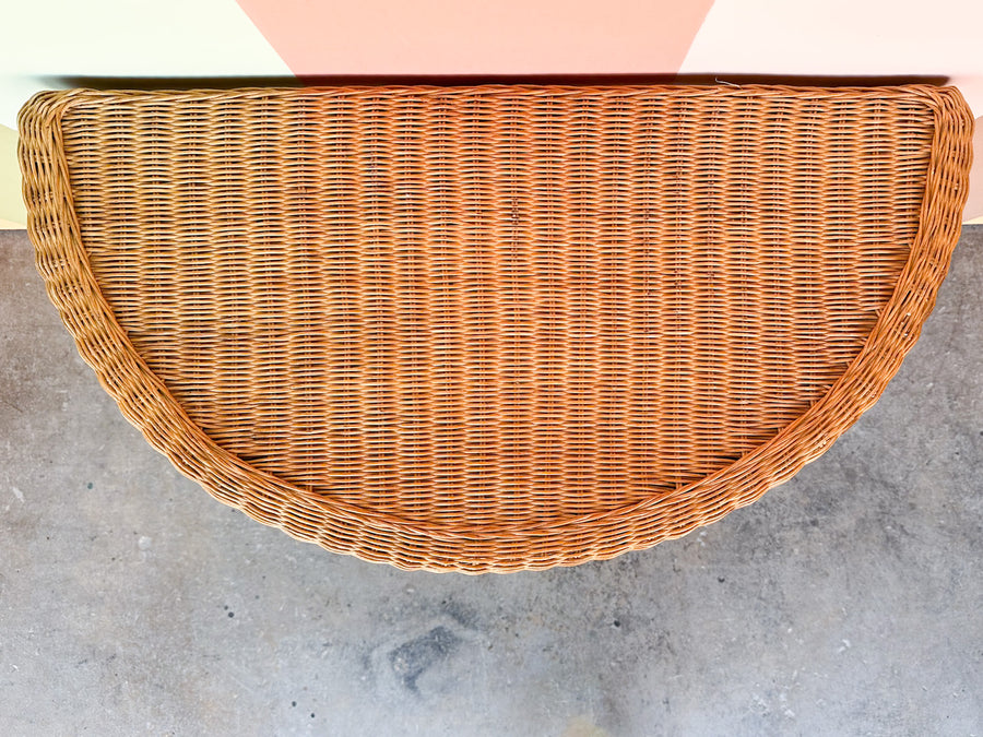 Cute Wicker Demilune