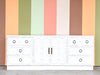 Palm Beach Style Faux Bamboo Credenza
